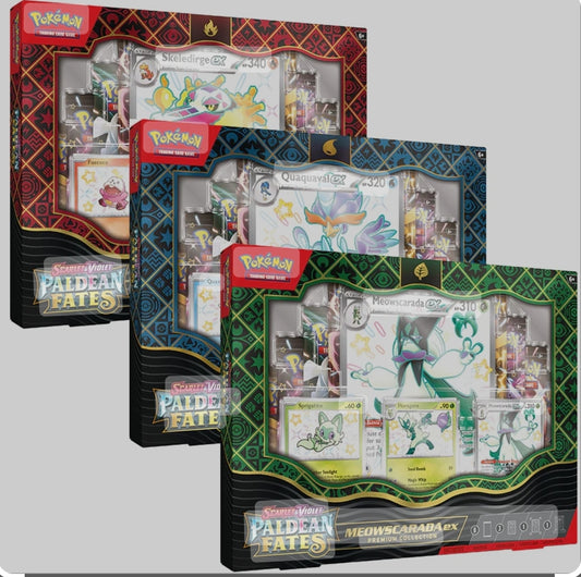 Pokemon: Paldean Fates Premium Collection (3 pack bundle)