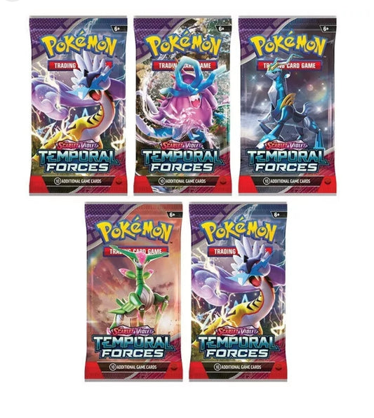 Pokemon: Scarlet & Violet - Temporal Forces (5-Pack Bundle)