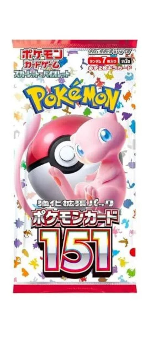 Pokemon: Scarlet & Violet - 151 (Japanese) Single Booster Pack